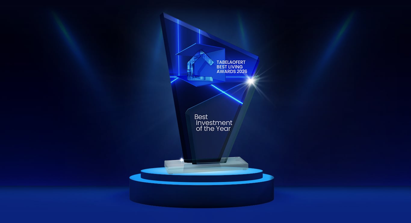 Statuetka Tabelaofert Best Living Awards